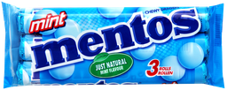 [86539] Mentos Mint chewy candies 3x38g