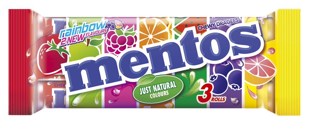 Mentos Rainbow 3x37,5g