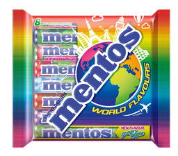 [95568] Mentos chewy candies World Flavours 300g (8x37,5g)