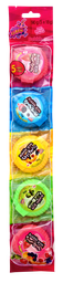 [91086] Bubble gum rolls 5 flavours 90g (5x18g)
