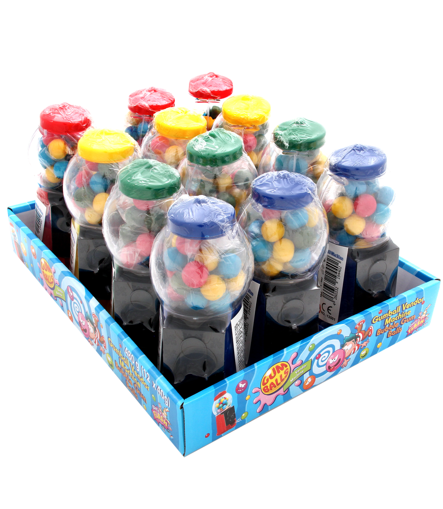 Gumball machine 12x40g counter display