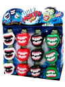 Scary dentures lollipops 12x15g counter display