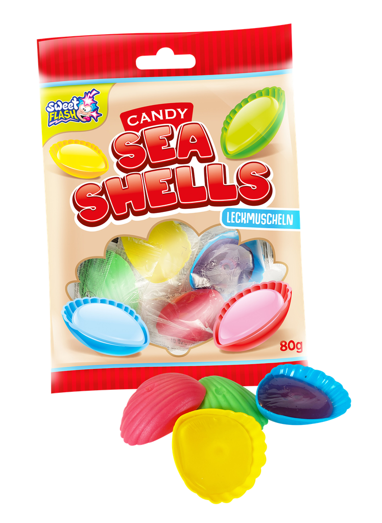 Candy Seashells 12x80g counter display