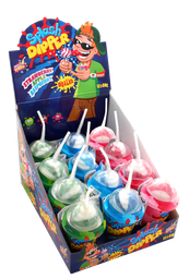 [91084] Splash dipper Lollipop & Powder 12x50g counter display