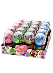 [93983] Cutie Katty Lollipop & Powder 20x35g counter display