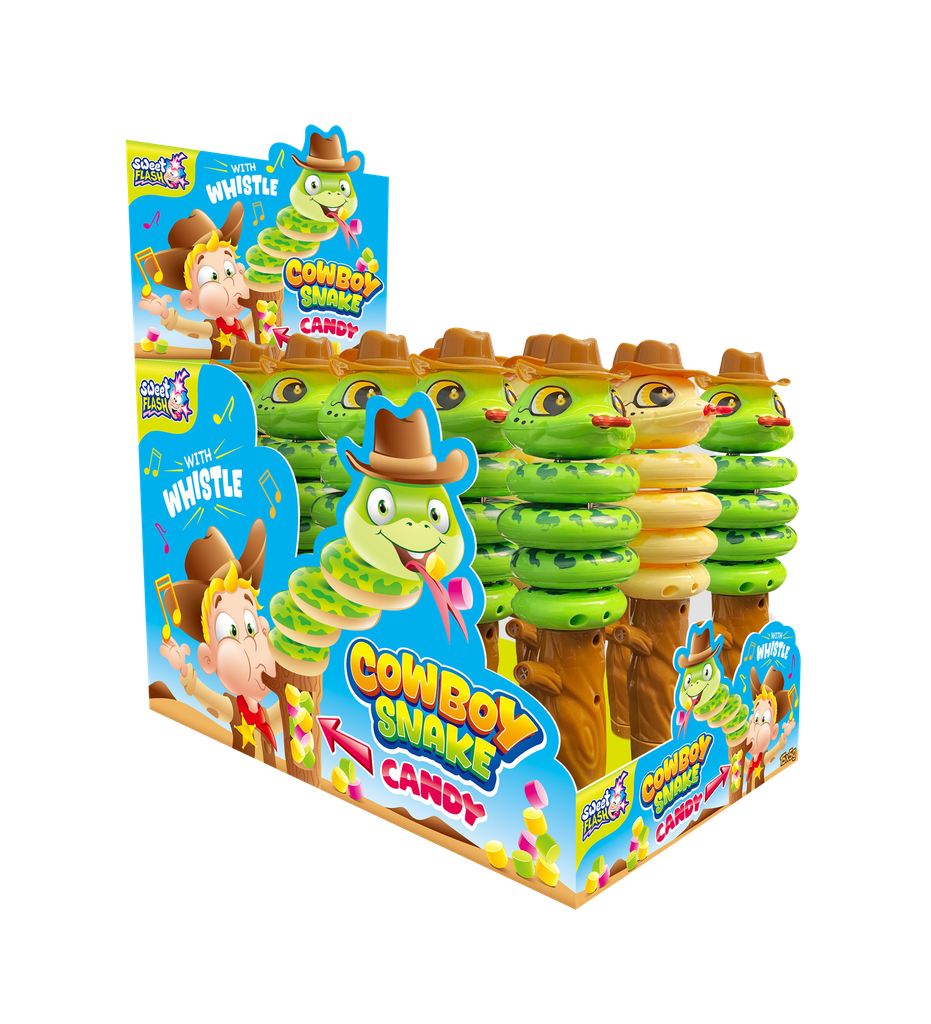 Cowboy Snake Candy 15x5g counter display