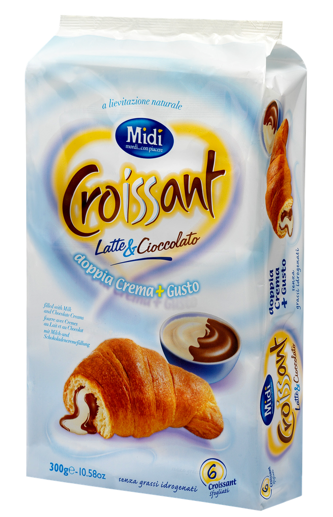 Croissant Milk & Chocolate 6x50g