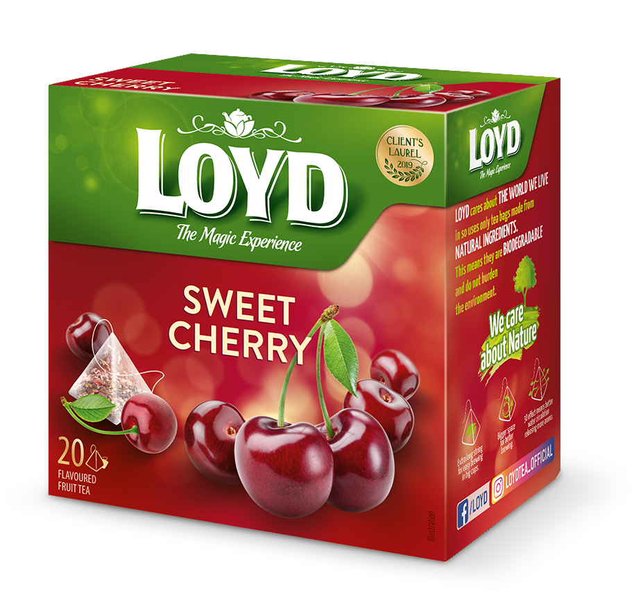 Tea sweet cherry pyramid-bags 20x2g