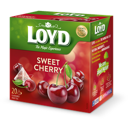[93103] Tea sweet cherry pyramid-bags 20x2g
