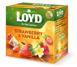 [93100] Tea Strawberry & Vanilla pyramid-bags 20x2g