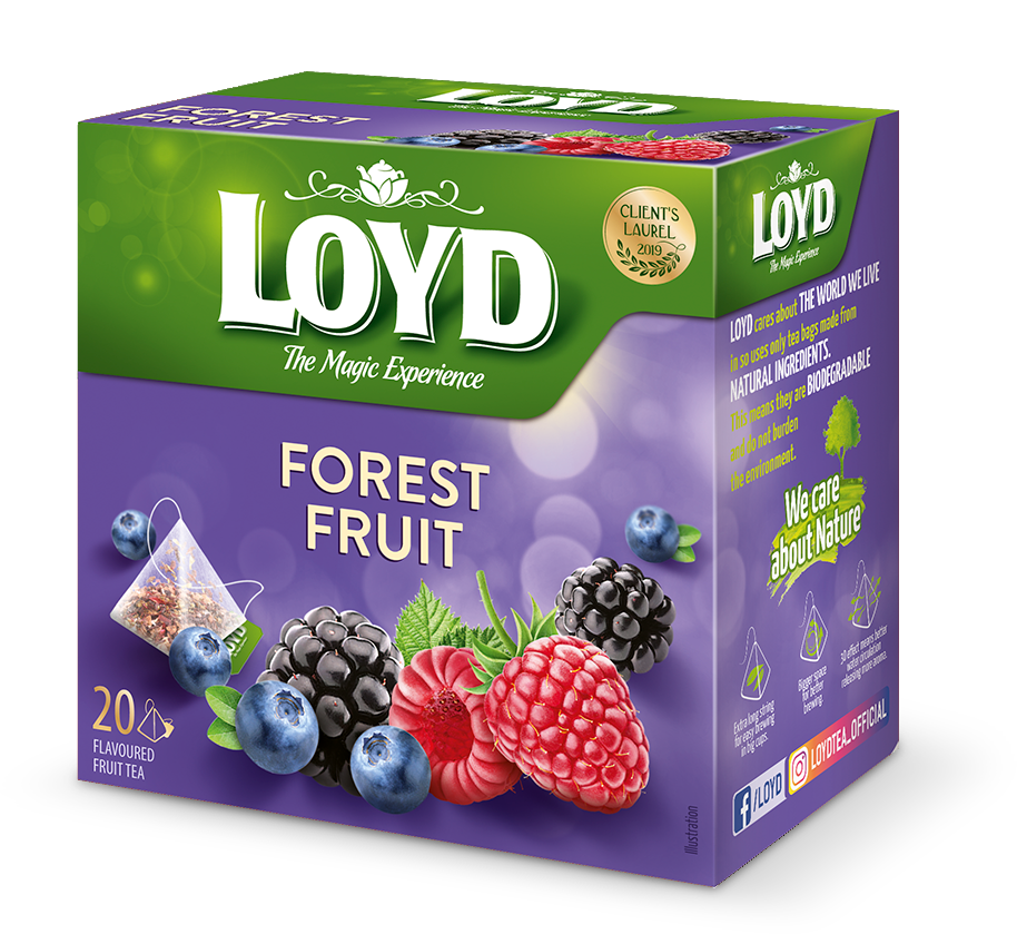 Tea forest fruits pyramid-bags 20x2g