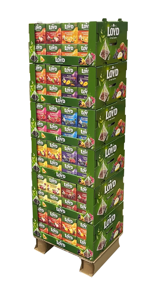 Tea assortment 240x20x2g display