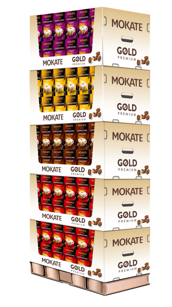 Cappuccino Gold instant drink powder 280x100g display