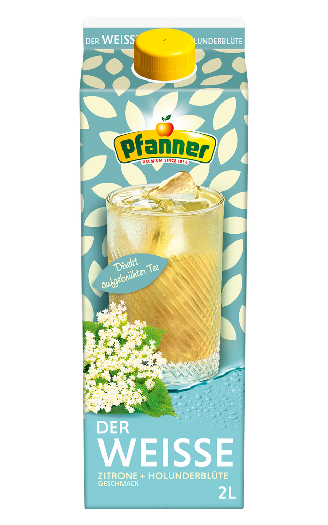 White tea lemon+elderflower 2l