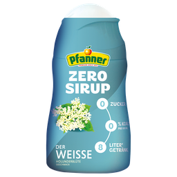 [97116] ZERO Iced Tea Syrup Lemon-Elderflower 1:140 57ml