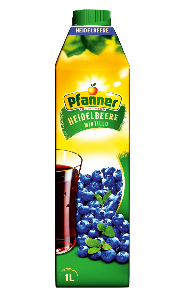 PFANNER BLUEBERRY JUICE 8X1L
