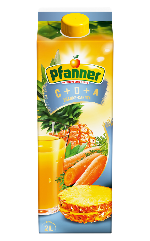 Multi juice drink with pineapple and carrot 25% CDA 2l