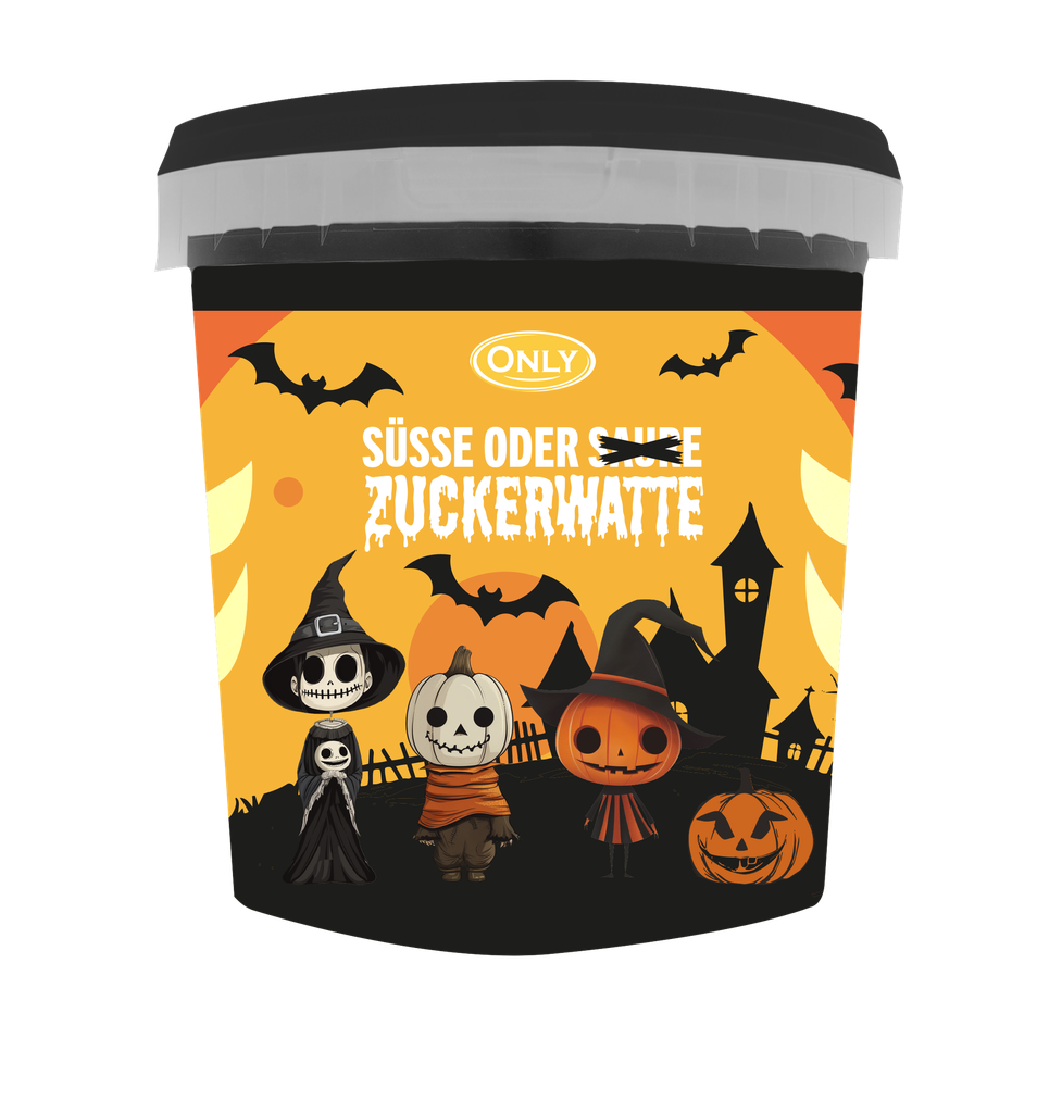 Candy Floss "Ghost Train" Bucket 50g