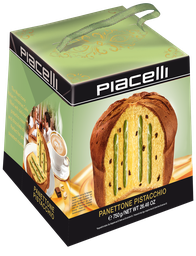 [96633] Yeast cake Panettone with chocolate chips and pistachios 750g