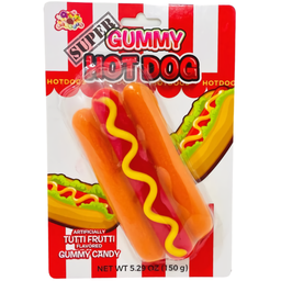 [176-30227] GIANT GUMMY HOTDOG 150G