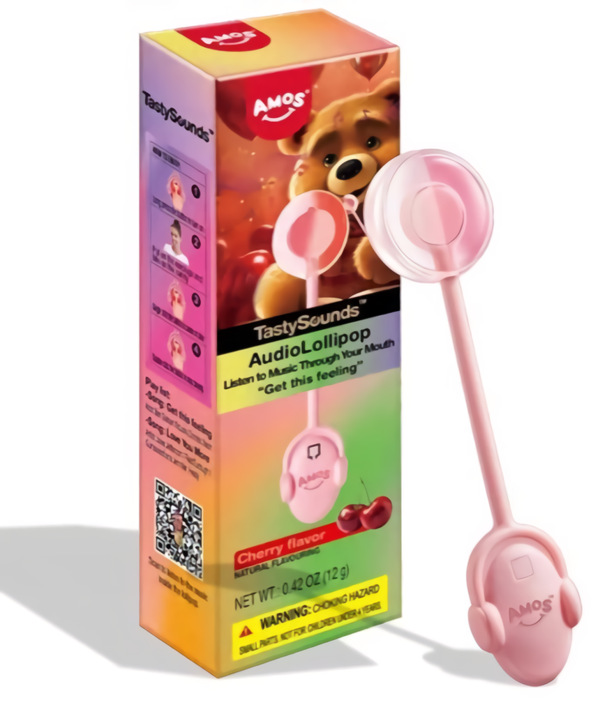 TastySounds Lollipop Cherry 12g