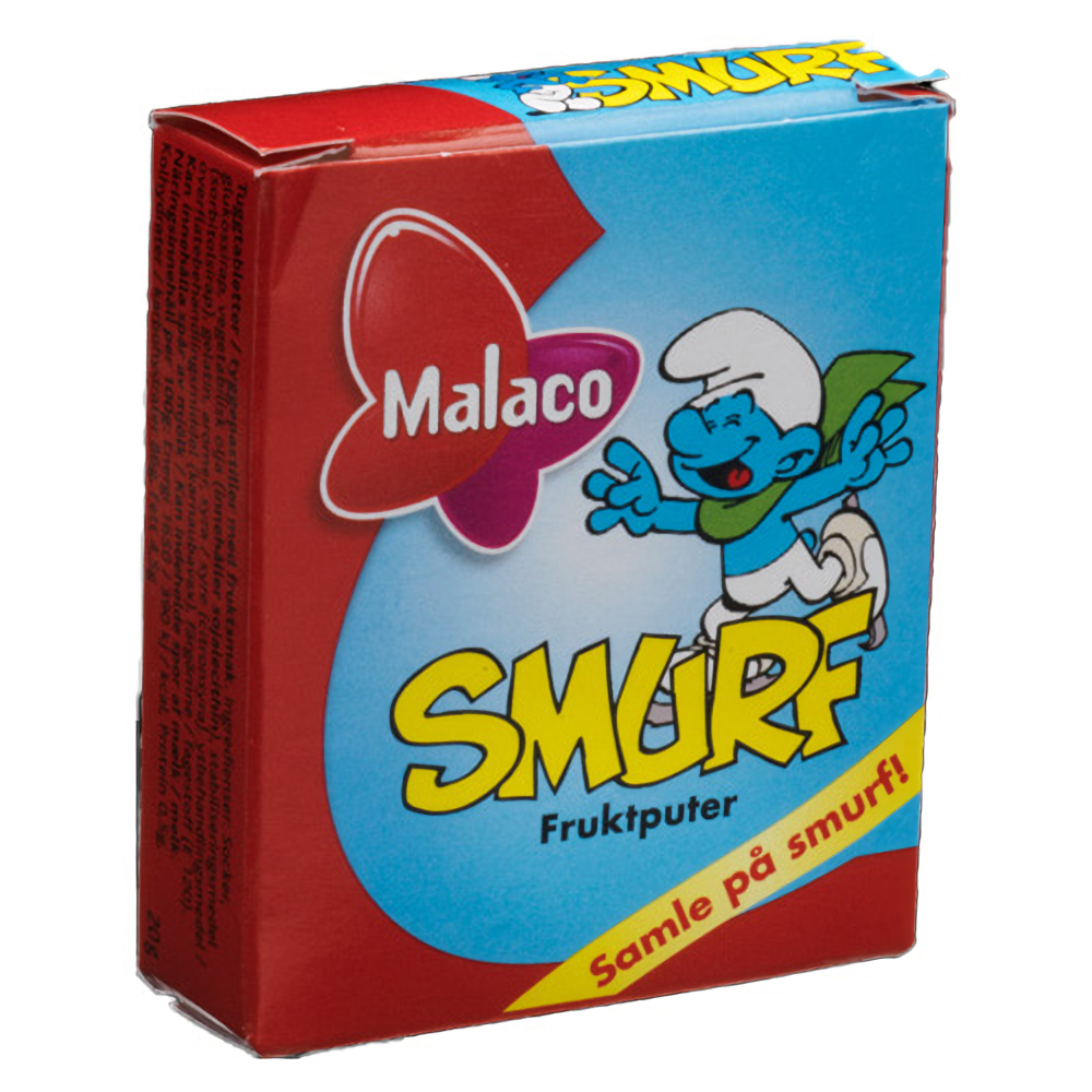 MALACO SMURF FRUKT 20G