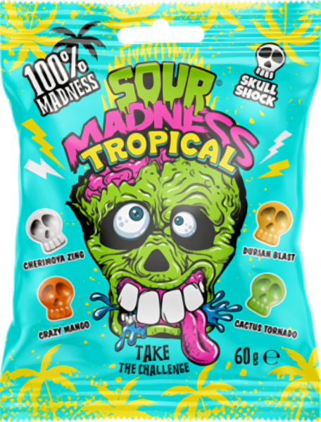 SOUR MADNESS TROPICAL 60G