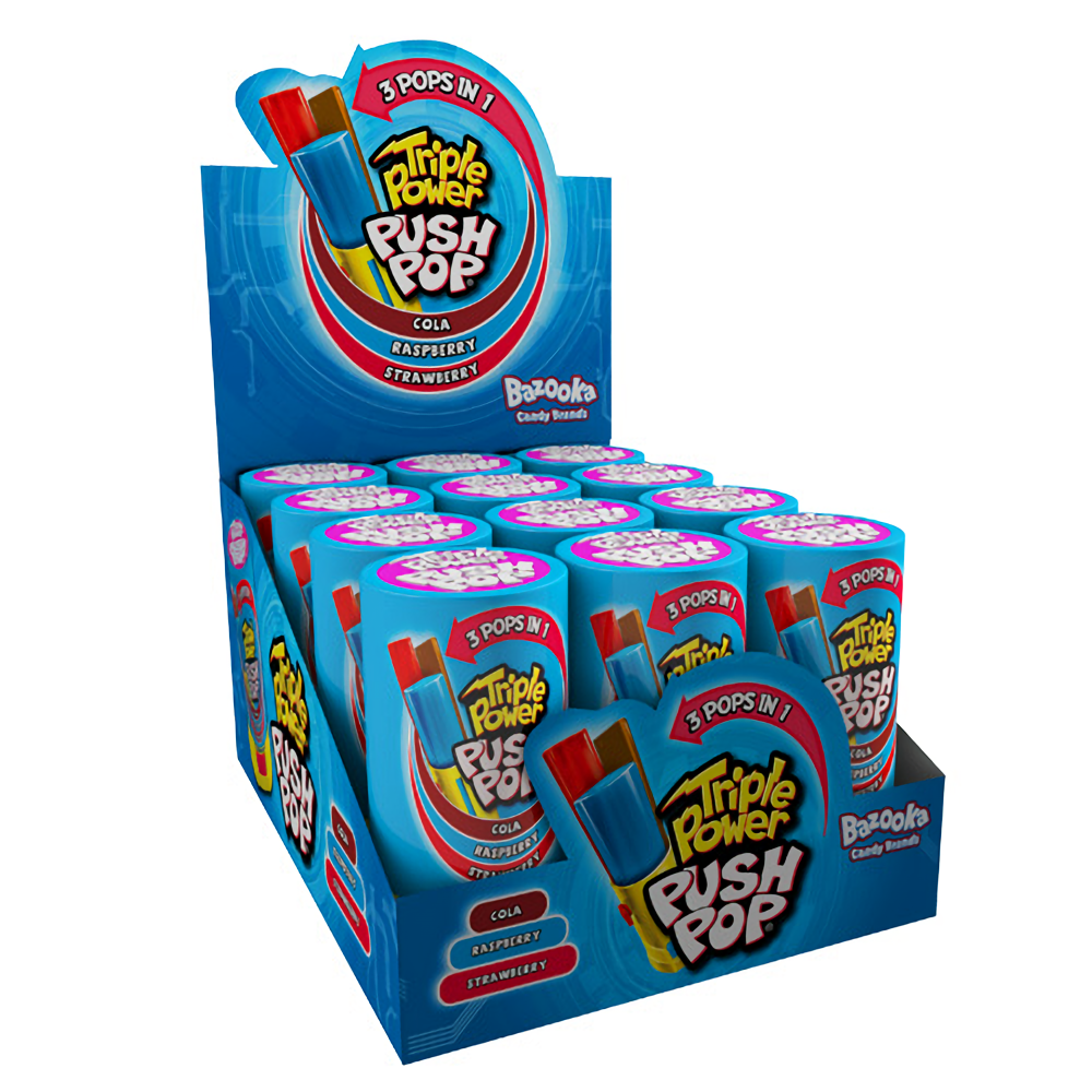 TRIPLE POWER PUSH POP 34G