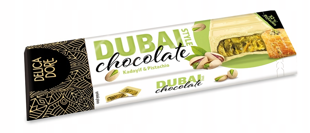 DUBAI BAR WHITE CHOCO 70G