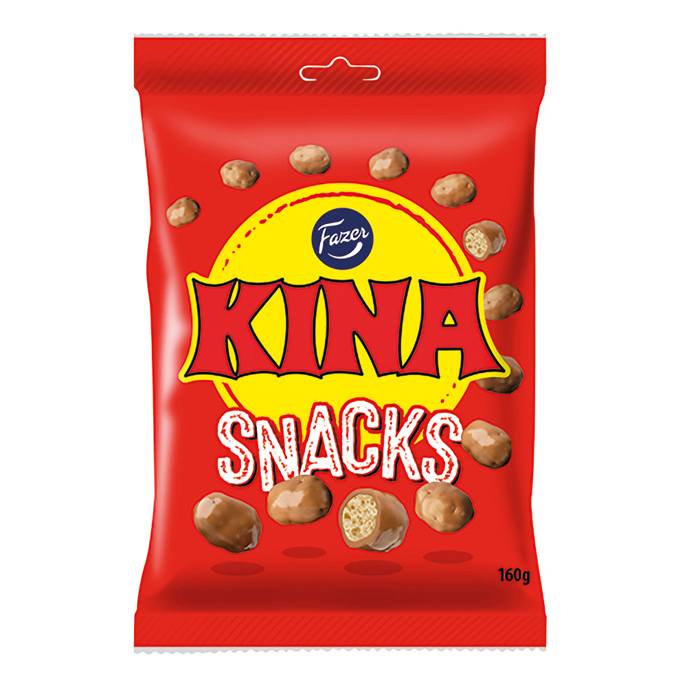 KINA SNACKS RÖD 160G