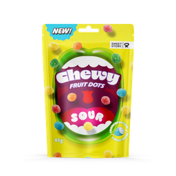 [176-30221] CHEWY FRUIT DOTS SOUR 85G