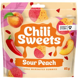 [176-30232] CHILI SWEETS SOUR PEACH 85G
