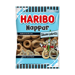[225-2108] NAPPAR SKUM LAKRITS 120G