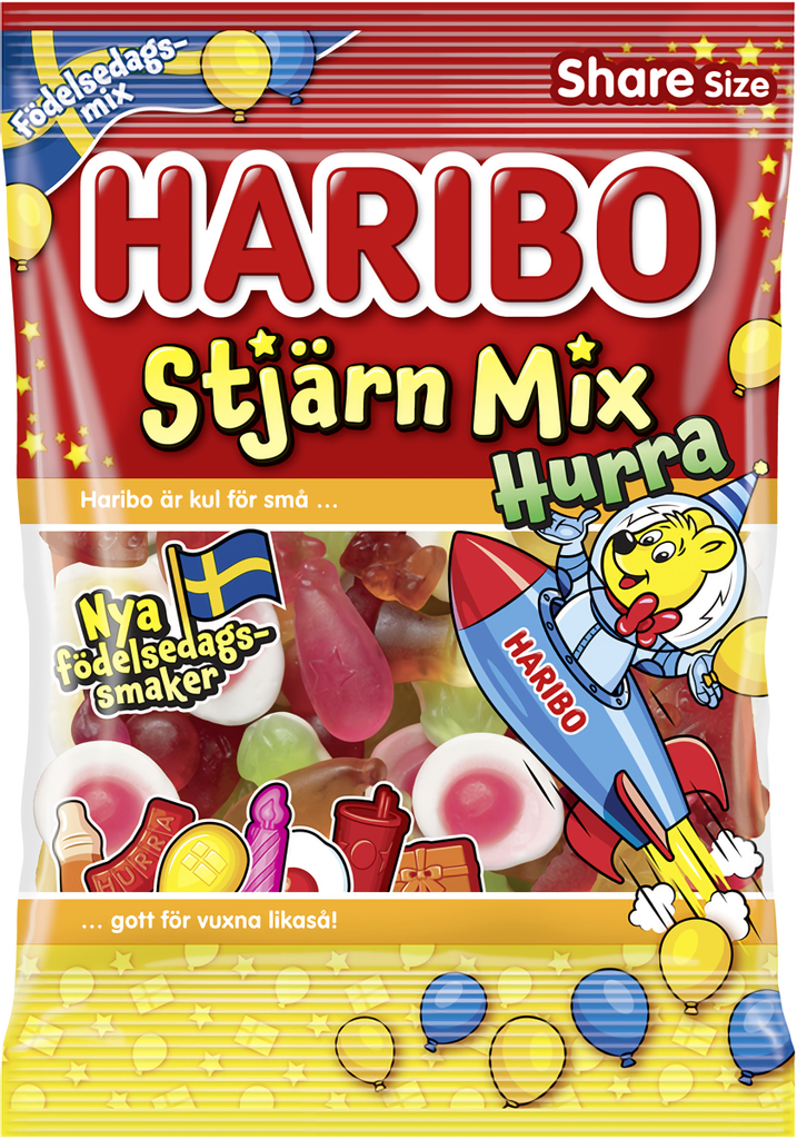 Stjärnmix Hurra 170g
