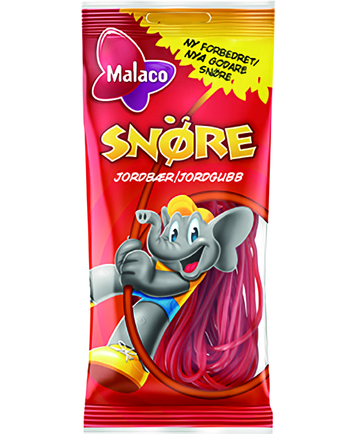 MALACO SNÖRE JORDGUBB 94G