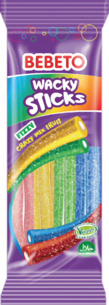 WACKY STICKS FIZZY FRUITS