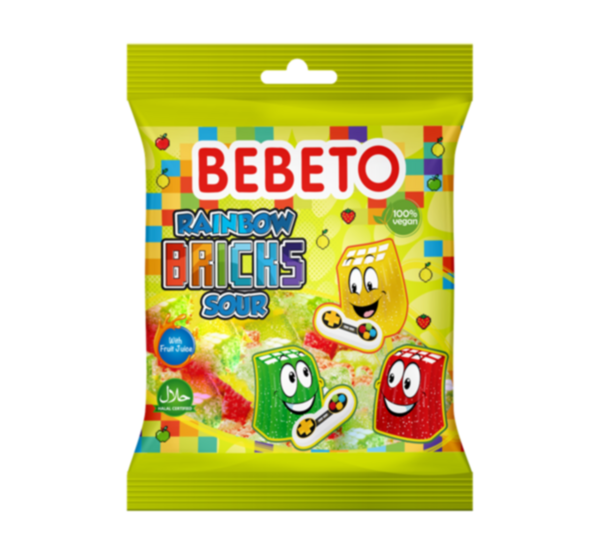Bebeto Rainbow Sour Brick
