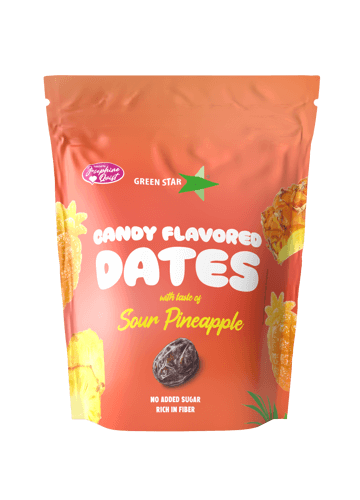DATES SOUR PINEAPPLE 90G