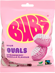 [47-8157] BUBS STRAWBERRY VANILLA OVALS 12X90G