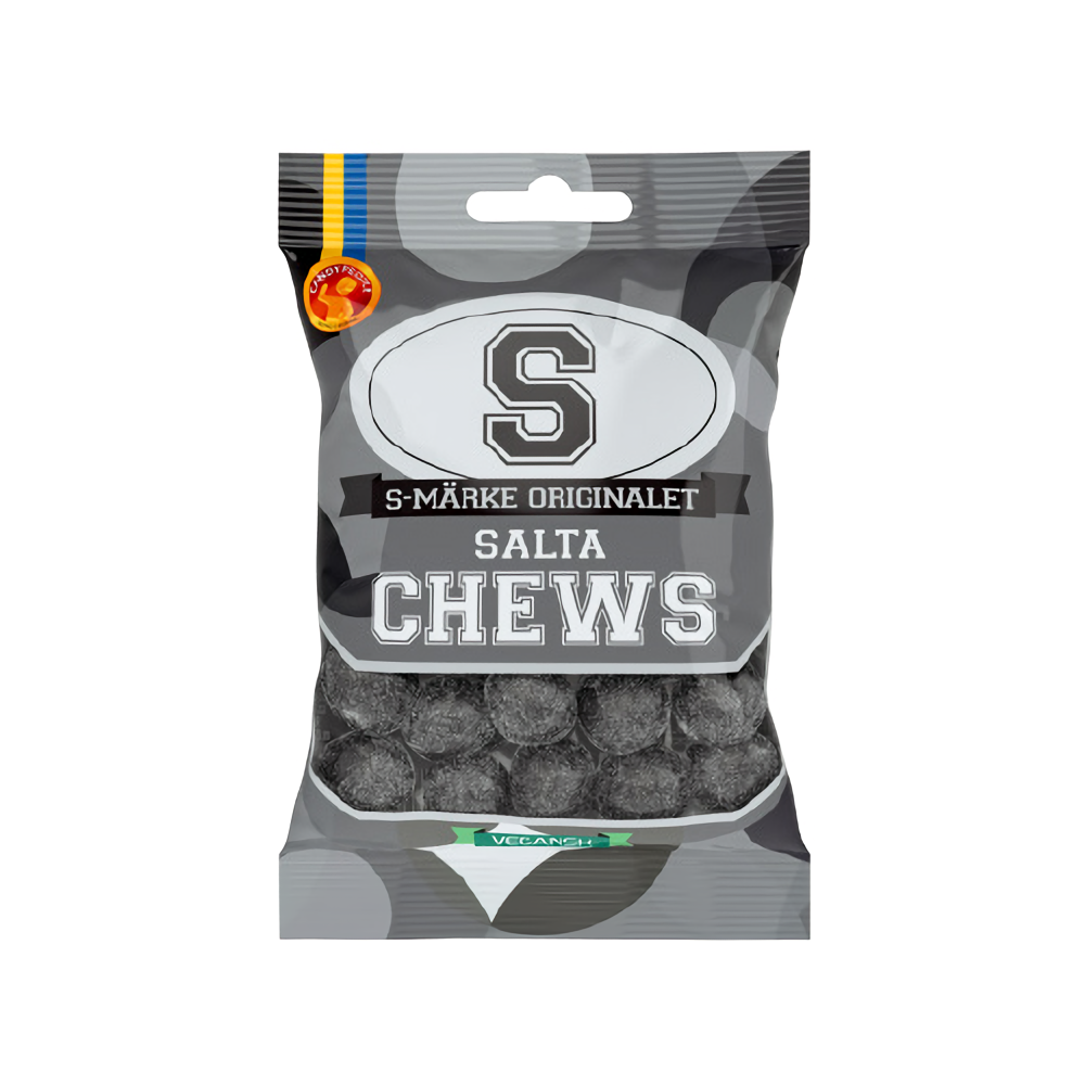S-MÄRKE SUPERSALTA CHEWS 18x70G