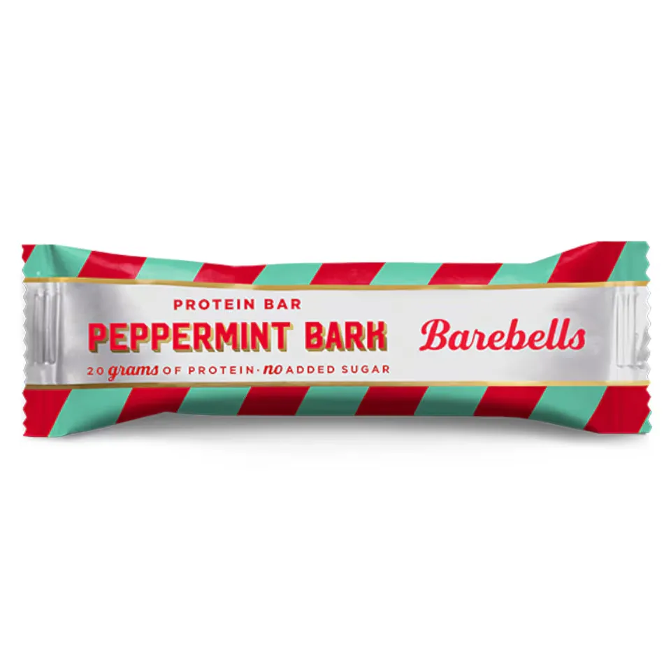 BAREBELLS BAR PEPPERMINT BARK 55G