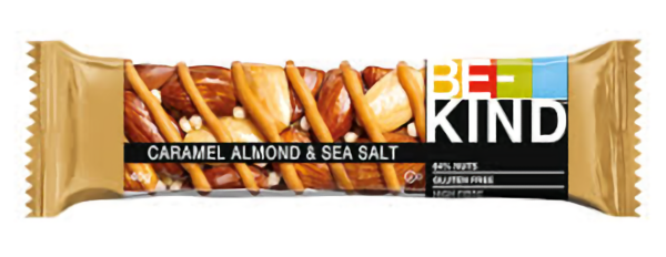 BEKIND CARAMEL ALMOND SEASALT 12X40G
