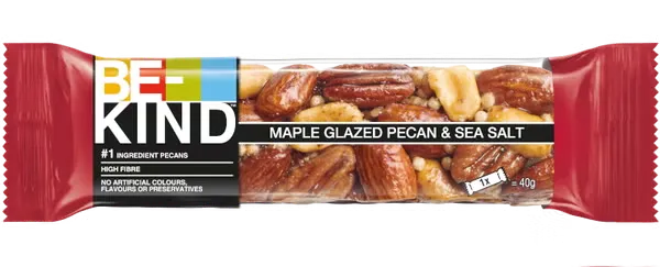 BEKIND MAPLE PECAN & SEA SALT 12X40G