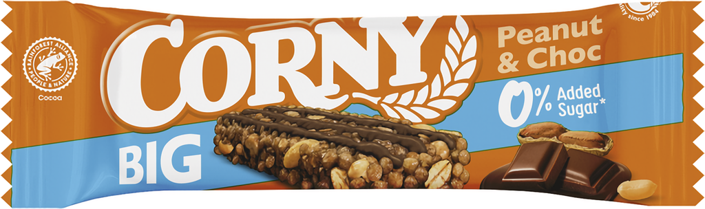CORNY BIG 0% PEANUT CHOCOLATE 40G