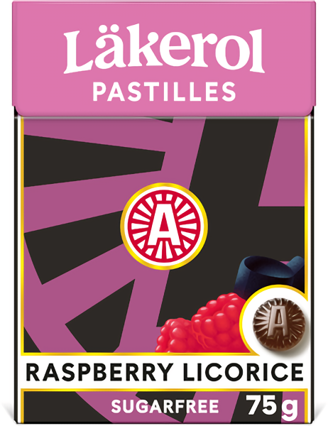 LÄKEROL RASPB/LIC BIG 75G