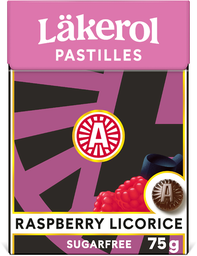 [315-13981] LÄKEROL RASPB/LIC BIG 75G
