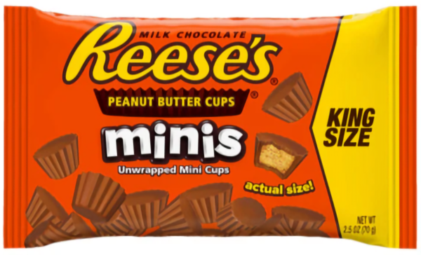 REESES PB CUPS MINI 70G