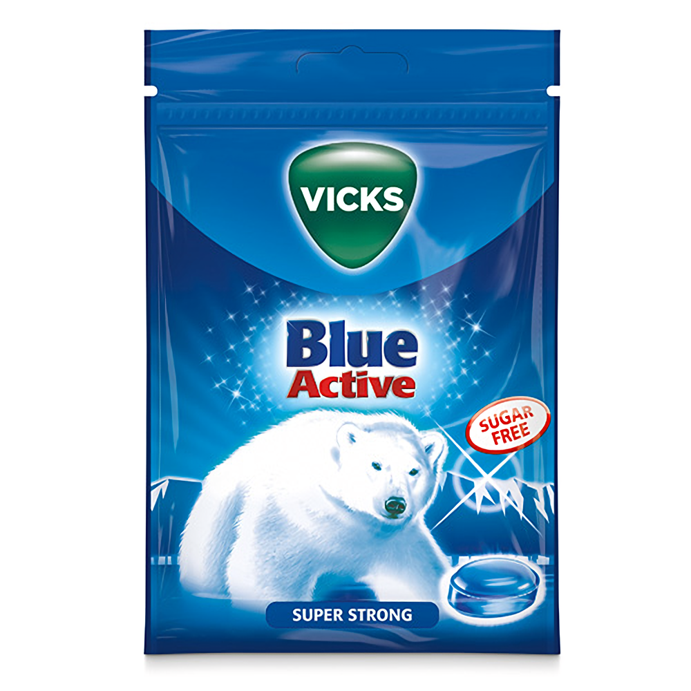 VICKS BLUE ACTIVE SF 72G
