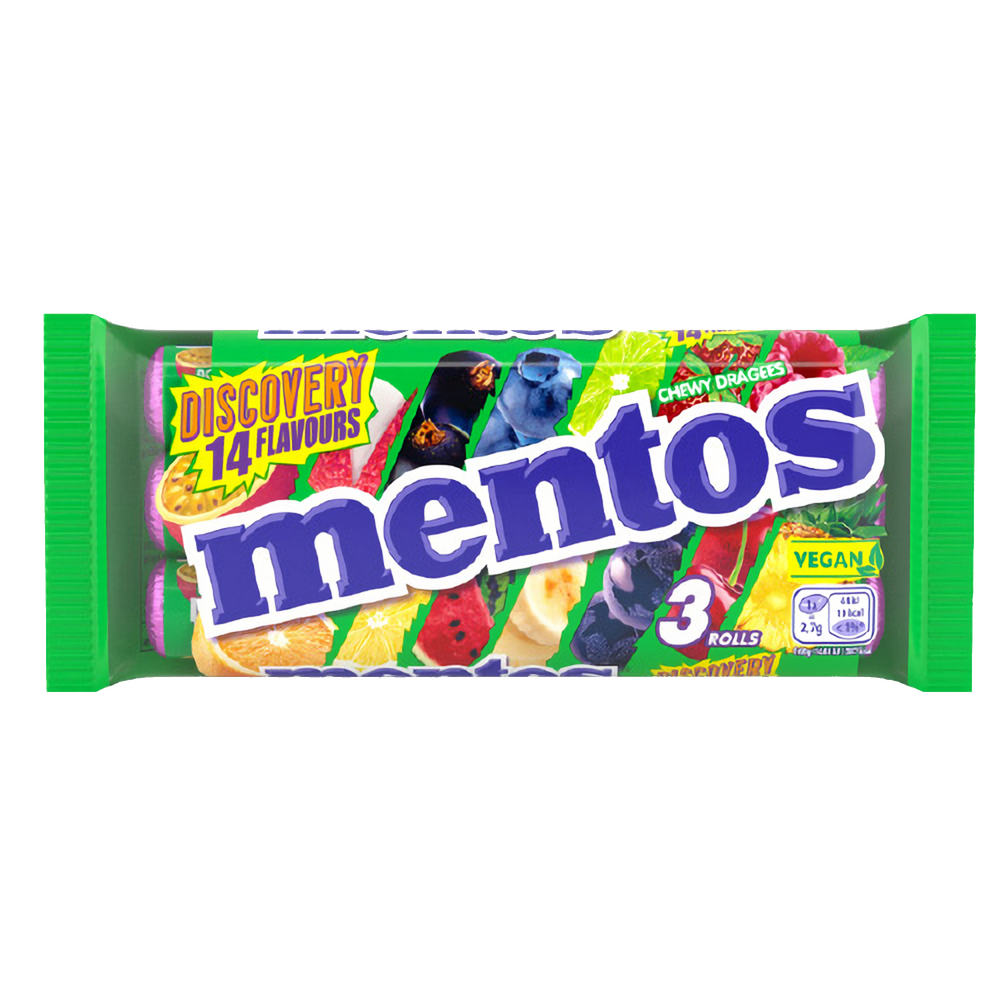 Mentos Discovery 3-pack 25x3x37,5g