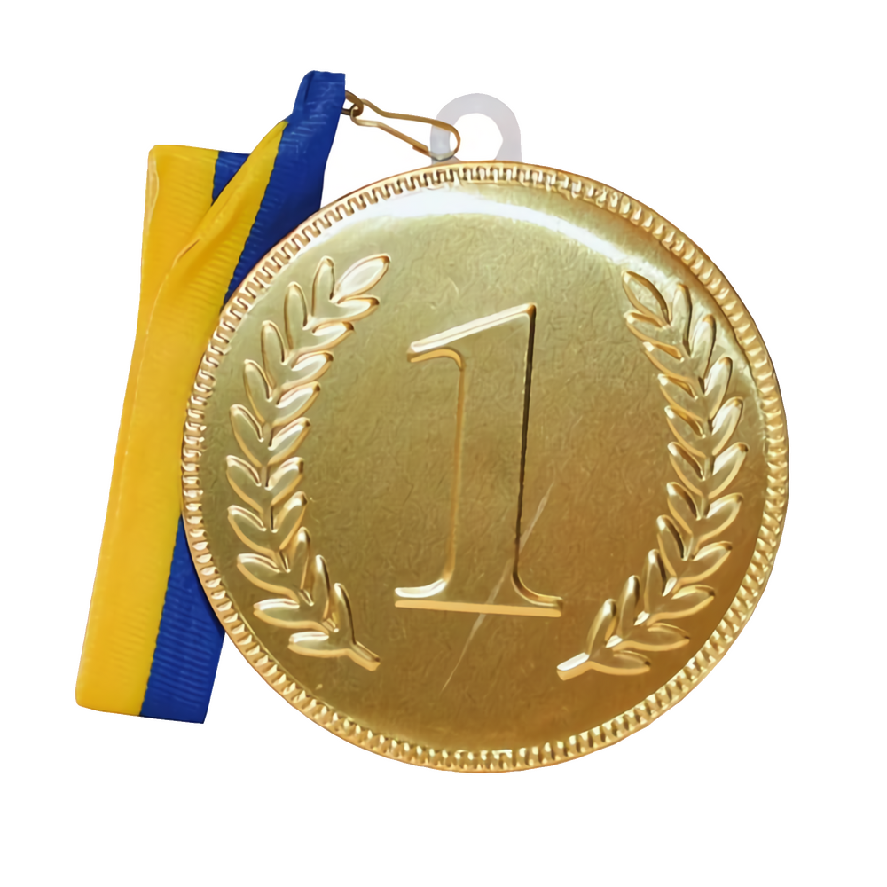 GULDMEDALJ 58G (10CM)